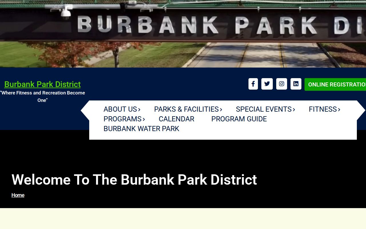 Burbank Park District community resource for neighborhood programs
